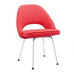 Καρέκλες τραπεζαρίας μοντέρνες με ύφασμα Μ72 κόκκινο